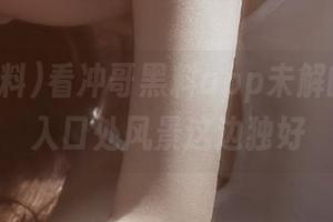 看冲哥黑料app未解的悬案，入口处风景这边独好